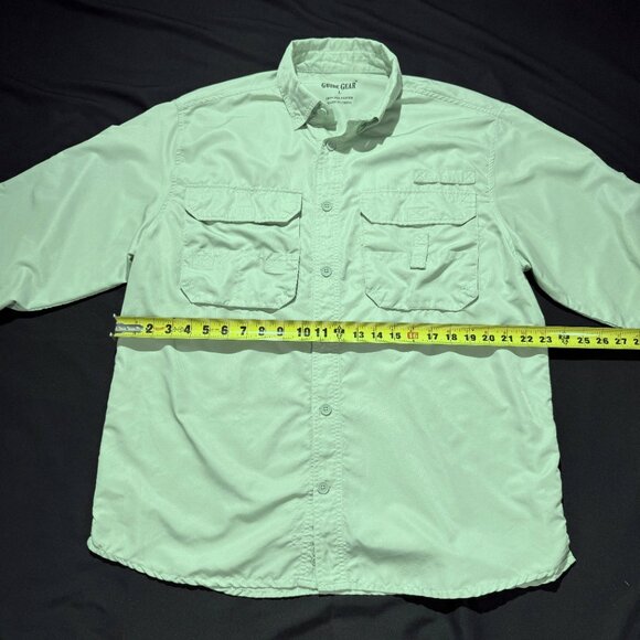 Guide Gear Men's shirt Large Green Long Sleeve Adventure Quick Dry - Picture 7 of 10